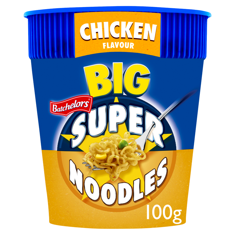 Batchelors Big Super Noodles Chicken Flavour Instant Noodle Pot 100g - Image 1