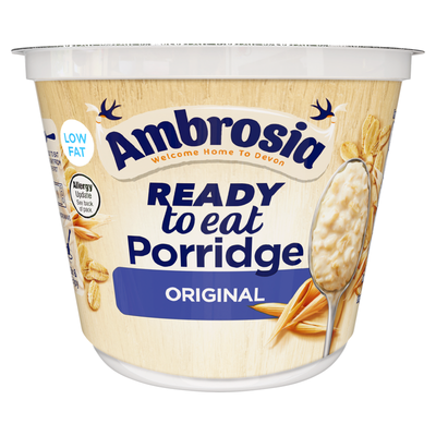 Ambrosia Ready to Eat Porridge Oat Cereal Pot Original 210g - Thumbnail 2