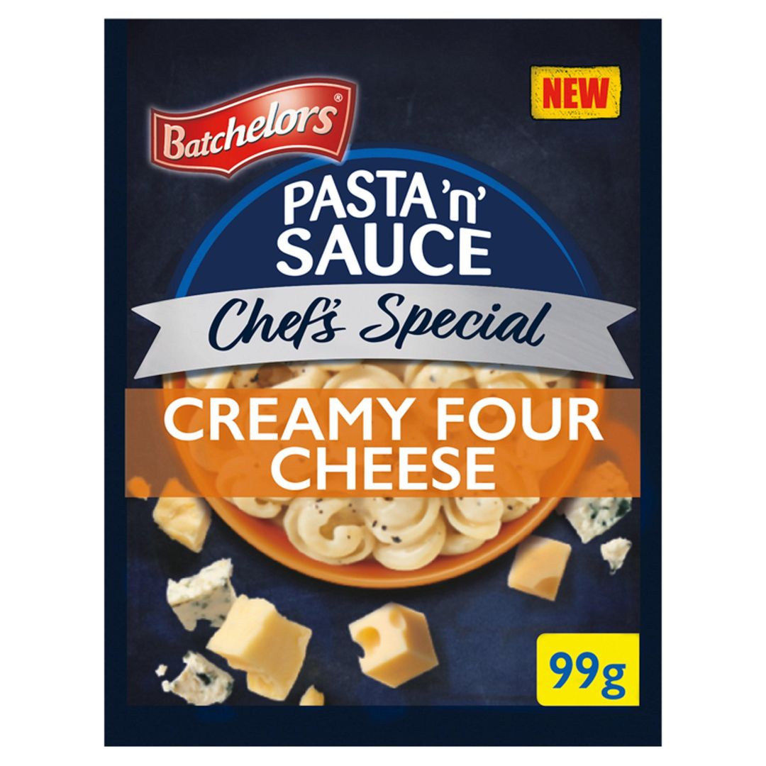 Batchelors Pasta 'n' Sauce Chefs Special Cream Four Cheese Pasta Sachet 99g - Image 1