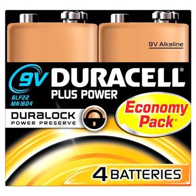 Duracell Plus Power Single-use battery 9V Alkaline