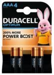 DURACELL Optimum AAA Alkaline Batteries - Pack of 4