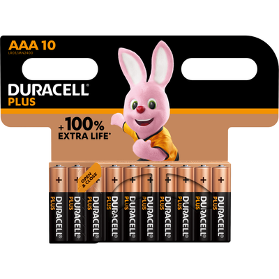 Duracell Plus Power AAA Batteries - 10