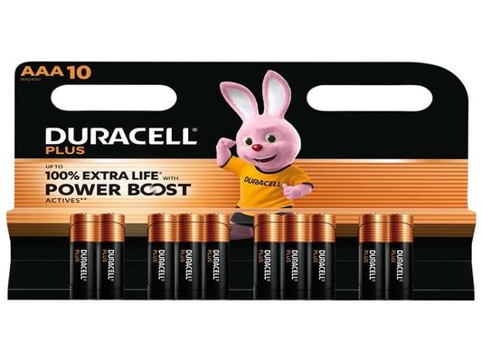 Duracell Power Boost Active AAA Batteries - 10