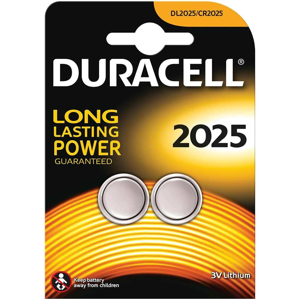 Duracell S5736 Cr2025 Coin Lithium Battery (Pack 2) - Image 1
