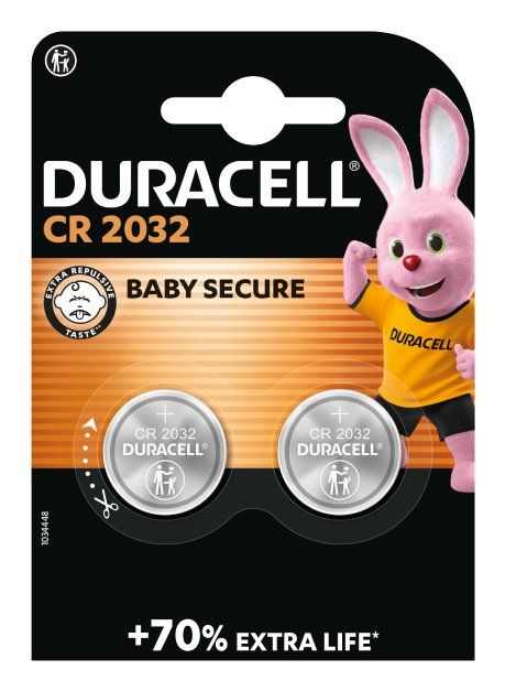 Duracell S5737 Cr2032 Coin Lithium Battery (Pack 2) - Image 1