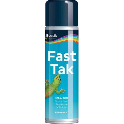 Bostik 30602630 Fast Tak Permanent Adhesive Spray 500Ml