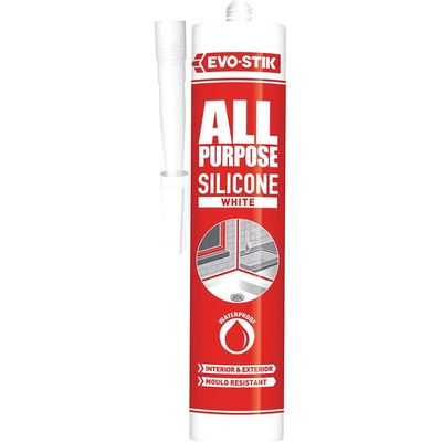 Evo-stik All Purpose Flexible Silicone Sealant White 310ml