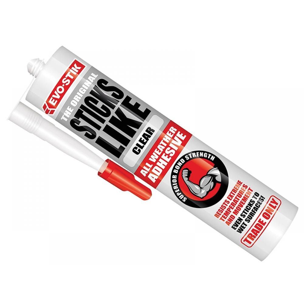 Evo Stik Sticks Like 290ml - Clear - Image 1