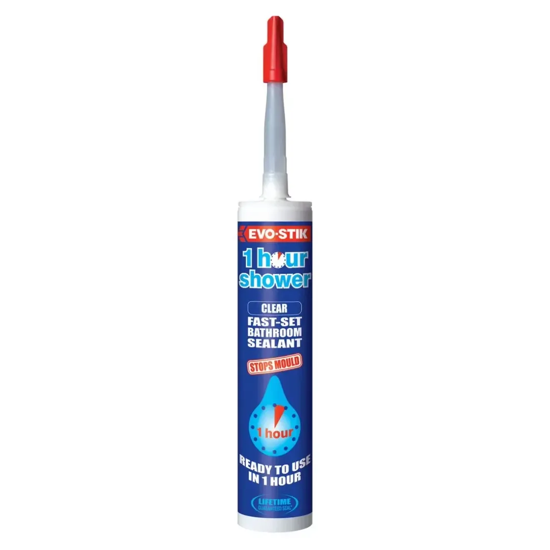 Evo-Stik 1 Hour Shower Clear 310Ml - Image 1