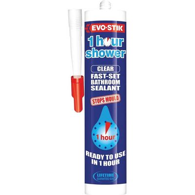Evo-Stik 1 Hour Shower Clear 310Ml - Thumbnail 2