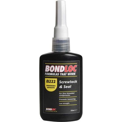 Bondloc B222-50 B222 Screwlock Low Strength Threadlocker 50Ml