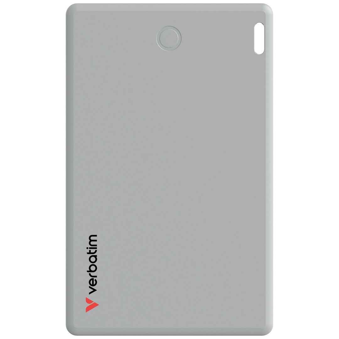 Verbatim My Finder Card Bluetooth Item Finder 1 pack Silver - Image 1
