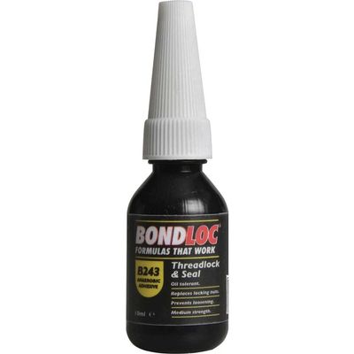 Bondloc B243-10 B243 Nutlock Medium Strength Threadlocker 10Ml