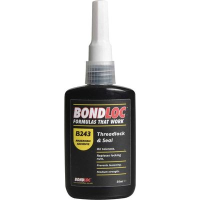 Bondloc B243-50 B243 Nutlock Medium Strength Threadlocker 50Ml
