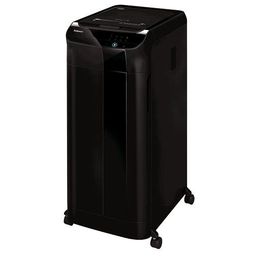 Fellowes AutoMax 600M paper shredder Micro-cut shredding 60 dB 23 cm Black - Image 1