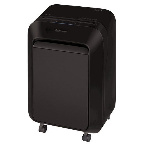 Fellowes LX Series Powershred LX211 paper shredder Micro-cut shredding Black - Image 1