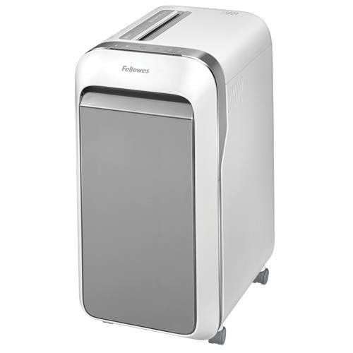 Fellowes LX Series Paper Shredder LX221 20 Sheet Micro Cut Shredder with 30 Litre Pull Out Bin Superior Security P5 White - Image 1