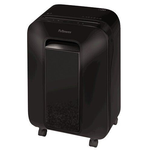 Fellowes LX Series LX201 paper shredder Micro-cut shredding 23 cm Black - Image 1