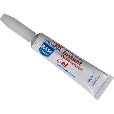 Bondloc B454-20 B454 Thixotropic Non-Drip Gel Cyanoacrylate 20G