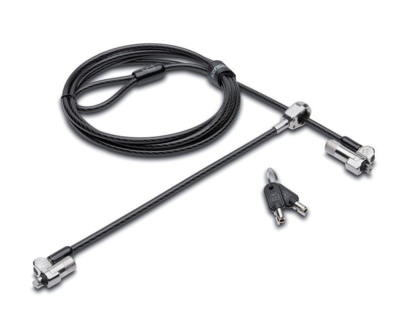 Kensington NanoSaver Keyed Dual Head Laptop Lock - Image 1