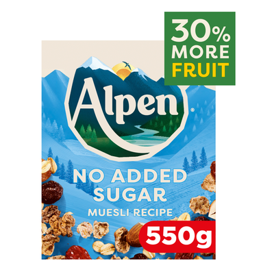 Alpen No Added Sugar Muesli 550g - Thumbnail 2