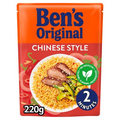 Bens Original Chinese Style Microwave Rice 220g - Thumbnail 2