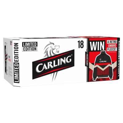 Carling Original Lager Beer Can 18 x 440ml - Thumbnail 2