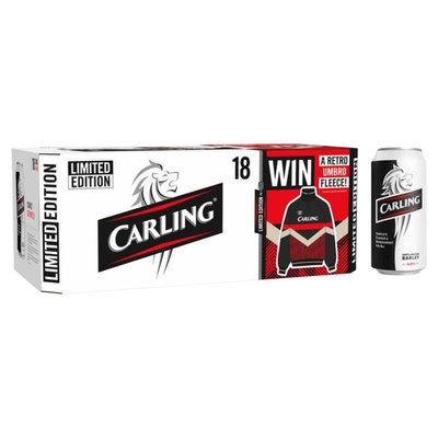 Carling Original Lager Beer Can 18 x 440ml