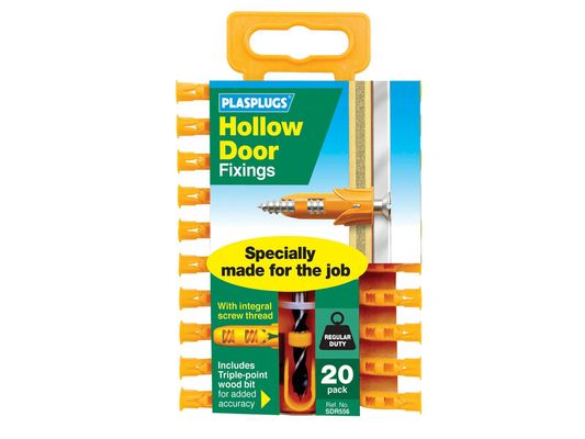 Plasplugs SDR556CC Sdr556 Hollow Door Fixings (20)