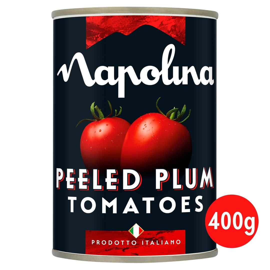 Napolina Peeled Plum Tomatoes in a Rich Tomato Juice 400g - Image 1