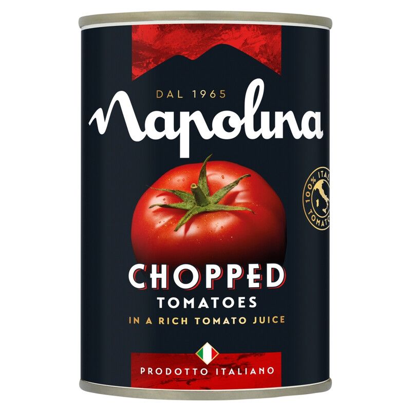 Napolina Chopped Tomatoes in a Rich Tomato Juice 400g - Image 1