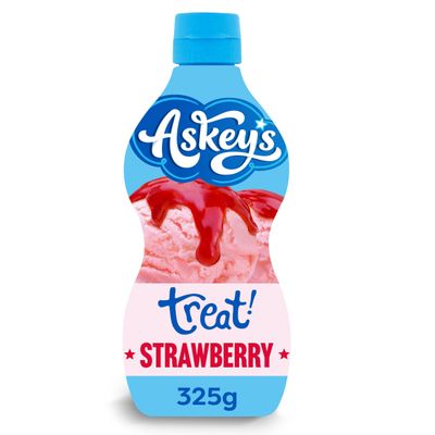 Askeys Treat! Strawberry Flavour Sauce 325g - Thumbnail 2