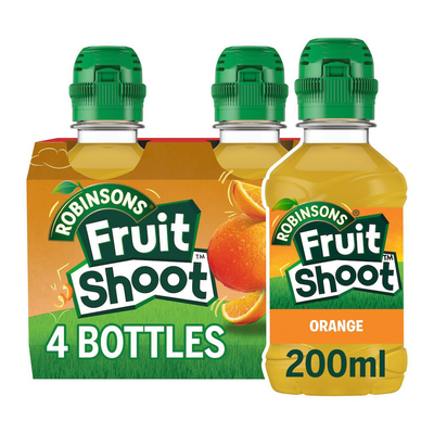 Fruit Shoot Orange Kids Juice Drink 4 x 200ml