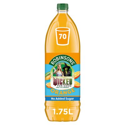 Robinsons Double Strength Orange No Added Sugar Squash 1.75L - Thumbnail 2