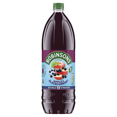 Robinsons Double Strength Apple & Blackcurrant No Added Sugar Squash 1.75L
