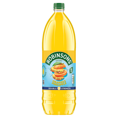 Robinsons Double Strength Orange & Pineapple No Added Sugar Squash 1.75L