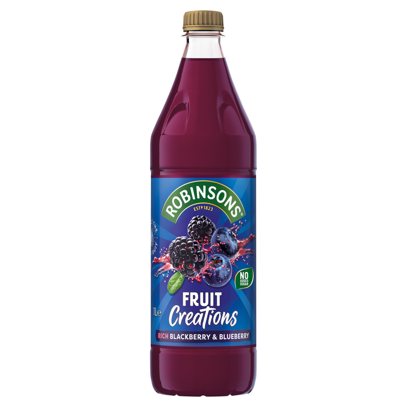 Robinsons Fruit Creations Rich Blackberry & Blueberry 1L - Image 1