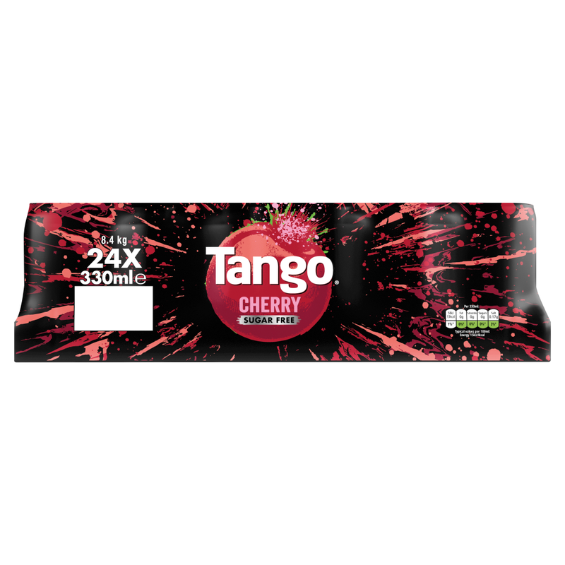 Tango Cherry Sugar Free Cans 24 x 330ml - Image 1