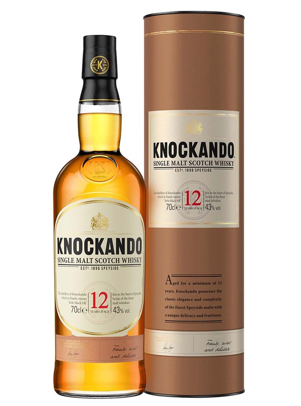Knockando 12 Year Old Speyside Single Malt Scotch Whisky - Image 1