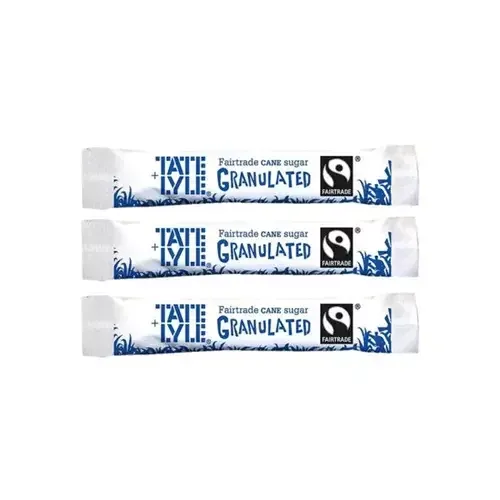 Tate & Lyle Fairtrade White Sugar Stick (Pack 1000) - 0499121 - Image 1