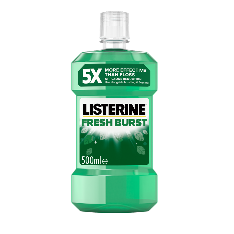 Listerine Fresh Burst Daily Mouthwash 500ml - White - Image 1