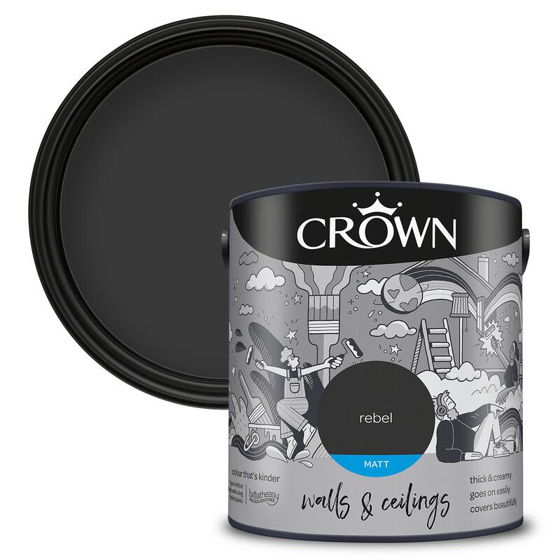 Crown Matt Emulsion - Rebel / 2.5l - Image 1