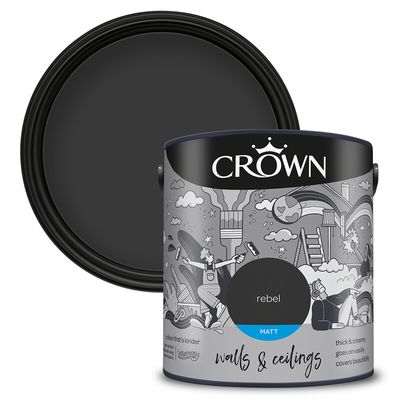 Crown Matt Emulsion - Rebel / 2.5l