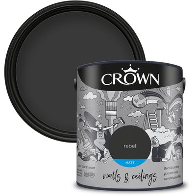 Crown Matt Emulsion - Rebel / 2.5l - Thumbnail 2