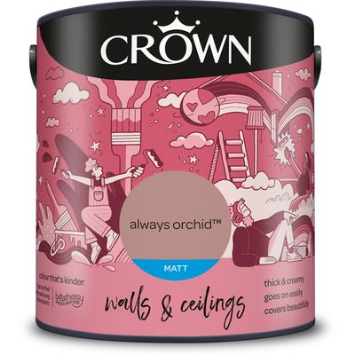 Crown Matt Emulsion - Always Orchid / 2.5l