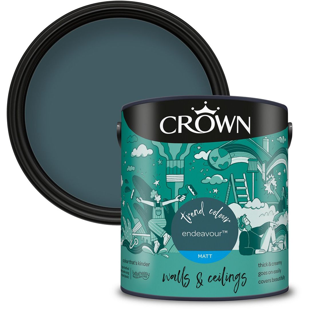 Crown Matt Emulsion - Endeavour / 2.5l - Image 1
