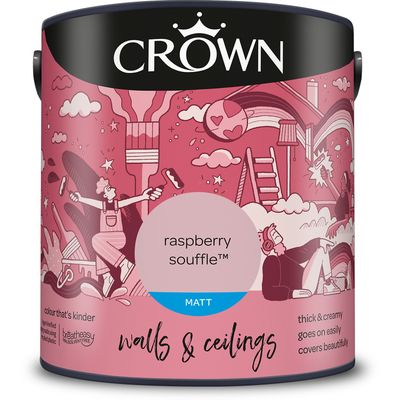 Crown Matt Emulsion - Raspberry Souffle / 2.5l