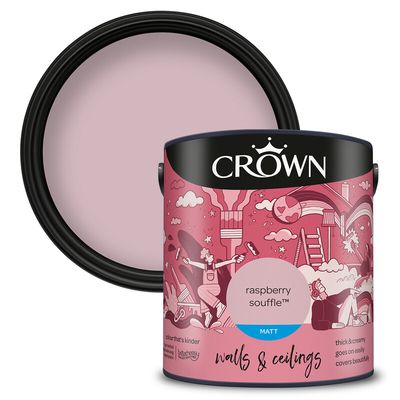 Crown Matt Emulsion - Raspberry Souffle / 2.5l - Thumbnail 2