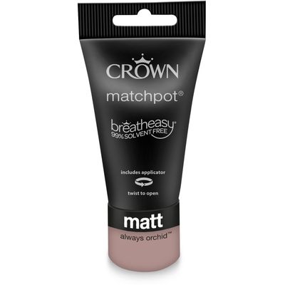 Crown Breatheasy Matt Emulsion Tester Pot - Always Orchid - Thumbnail 2
