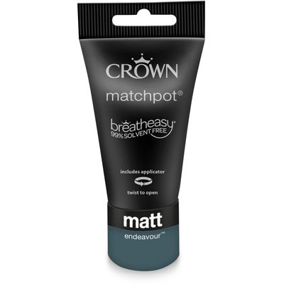 Crown Breatheasy Matt Emulsion Tester Pot - Endeavour - Thumbnail 2